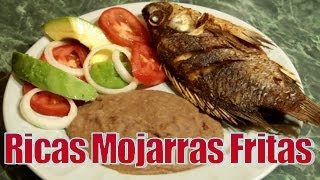 Mojarras Fritas  Facil y Rapido  Recetas en Casayfamiliatv [upl. by Panta436]