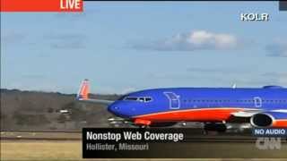 Southwest 737 Takeoff from a 3700 ft runway at KPLK in Hollister Missouri [upl. by Sekoorb]