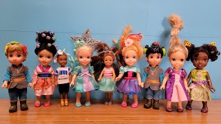 Crazy hair day  Elsa amp Anna toddlers at school  Barbie dolls [upl. by Nabal]