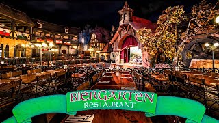 Biergarten Restaurant in Epcot From Pretzels to Polkas Dive into This Festive German Atmosphere [upl. by Janus193]