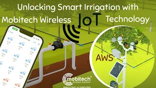 Unlocking Smart Irrigation with Mobitech Wireless IoT Technology agtech iot smartfarming [upl. by Arahsat]