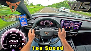 CUPRA FORMENTOR VZ5  TOP SPEED POV on AUTOBAHN [upl. by Emrich]