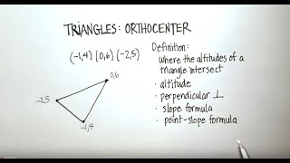 Triangles Orthocenter and Altitudes [upl. by Evy]