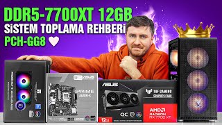 SONUNDA TOPLADIM ASUS RX 7700 XT ve DDR5 PC TOPLAMA  PCH GG8 [upl. by Florentia]