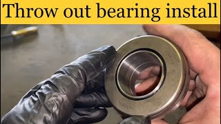 How to install a throw out bearing in a T5 transmission [upl. by Ssur]