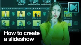 How to create a slideshow with VSDC Free Video Editor v635 [upl. by Dorri]