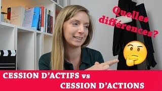 Cession dactifs VS cession dactions [upl. by Ritch]