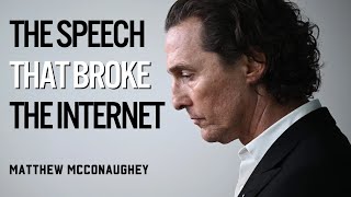 5 Minutes for the Next 50 Years  Mathhew McConaughey Motivational Speech [upl. by Messere728]