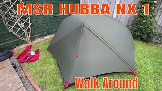 MSR Hubba NX 1  Walk Around  Overview [upl. by Rimahs]