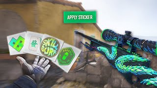 AWP Atheris BEST Sticker Combo in CS2 Best sticker combinations  AWP Atheris [upl. by Ayatahs793]