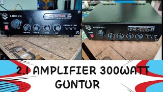 21 AMPLIFIER300 WATT LOW PRICE TO GUNTUR CUSTOMER HampS AUDIO HOME THEATERS [upl. by Felic]