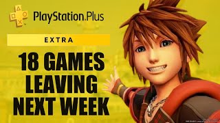 18 Games Leaving PlayStation Plus Extra Next Week  November 2024 [upl. by Hoffmann]