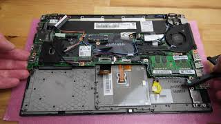 Lenovo Thinkpad X260  X270 Disassembly and Keyboard Replacement [upl. by Jannery]