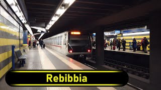 Metro Station Rebibbia  Rome 🇮🇹  Walkthrough 🚶 [upl. by Sacksen109]