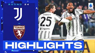 JuventusTorino 42  Juve win dramatic derby goalfest  Goals amp Highlights  Serie A 202223 [upl. by Thurber]