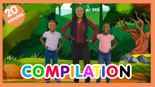 🌴 Compilation de comptine africaine pour enfants  Les amis de Boubi S1🐒 [upl. by Tipton794]