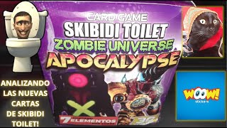 ANALIZANDO LAS NUEVAS CARTAS DE SKIBIDI TOILET ZOMBIE UNIVERSE APOCALYPSE WOOW STICKERS 2024 [upl. by Anihpesoj207]