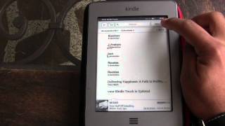 Kindle Touch Ahora en Español y Otras Funciones Nuevas  Actualización Mayo de 2012 [upl. by Silberman]