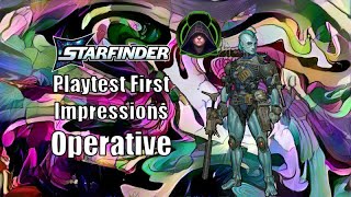 Starfinder 2e Operative First Look [upl. by Mila430]