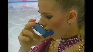 Tonya Harding USA  1994 Lillehammer Figure Skating Ladies Free Skate 1st Attempt [upl. by Svensen]