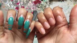 HOW TO PROPERLY REMOVE YOUR ACRYLIC NAILS AT HOME  NO DAMAGE amp KEEP YOUR LENGTH [upl. by Hpeseoj]