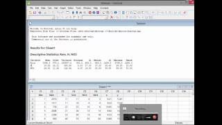 Minitab  Video 1  Introduction to Minitab 17 [upl. by Inotna]