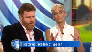 Mark Steyn Restoring Freedom of Speech  Studio 10 [upl. by Fae74]