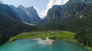 Toblacher See Camping  Südtirol Italien Dolomiten Bergpanorama Traumlandschaft Drohne Hobby WFB495 [upl. by Gabrielle]