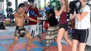 Beginners Group Muay Thai Training [upl. by Tiler645]