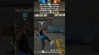 Best short range headshot😧😱 with desert eagle gun and pls subscribe my channel🙏🥺freefireshorts [upl. by Nyladnek862]