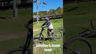 Steel Bike Drop Test bike downhillbiking mtb shorts droptest droptes downhillbike [upl. by Bertold492]