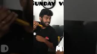 Sunday vibe me and my friend trending gokuvlogs vjsiddhuvlogs harshathkhan comedy vjsiddhu [upl. by Laddie]