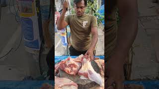 Cow Meat Process Excellent Butcher trending shorts [upl. by Nester372]