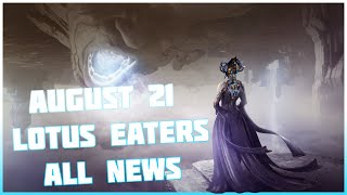 Warframe The Lotus Eaters Update and Sevagoth Prime Coming August 21  Warframe News and Updates [upl. by Anitsirk]