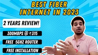 Best Fiber Internet In 2023  Excitel amp Comway Longterm Review Plans Installation and More [upl. by Naoh]