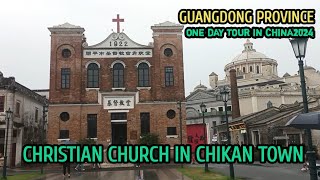 Christian Church in Chikan townGuangdong ProvinceJiangmen CHINA AshleneTV [upl. by Lennad]