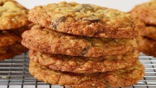 Crispy Oatmeal Cookies Classic Version  Joyofbakingcom [upl. by Ash]