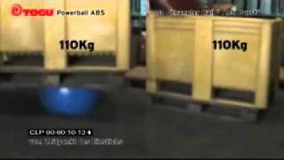 Platztest burst and puncture proof test TOGU Powerball ABS vs herkömmlicher Gymnastikball [upl. by Viens]