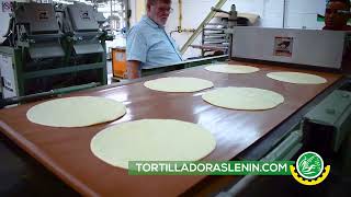 Prensa MLTC40 Línea completa para Tortilla de Harina│Manufacturas Lenin [upl. by Fabio]