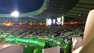 HeartWarming celtic fans BERTIE AULD hampden tifo tribute display  Celtic 10 St Johnstone [upl. by Welker]