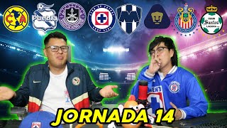 PRONOSTICOS JORNADA 14 LIGA MX [upl. by Oilasor]