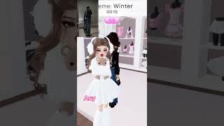 Play DTI with me but Pinterest chooses my outfit part 4 dresstoimpress dti roblox fyp [upl. by Arhat]