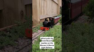 Accucraft Talgarth Alfred on the Wessex amp Mercia Light Railway gardenrailway livesteam train [upl. by Epuladaugairam]