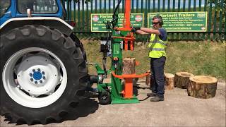 16 Ton Dual Mode Log Splitter  PTO and Electric in one  demo [upl. by Oahc]