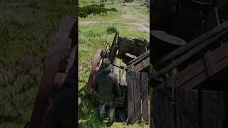 100 players crossed this road and missed this chest  RDR2 [upl. by Ilzel]