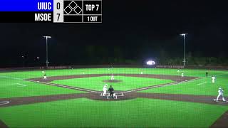 MSOE D2 Club Baseball Vs University of Illinois Game 2 [upl. by Aciamaj954]