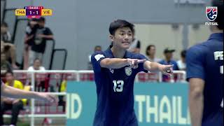 Futsal Asean cup 2024 Thailand vs Vietnams 2  3 [upl. by Sheffie]