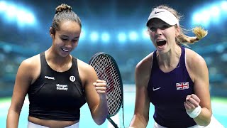 Epic Clash Katie Boulter vs Leylah Fernandez Billie Jean King Cup 2024 [upl. by Nabalas]