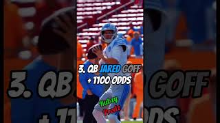 Top 5 odds for MVPnfl nfledits [upl. by Hodges]