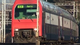 SBahn S3 WetzikonAarau ZVV an einem sonnigen Dezembertag [upl. by Winfrid]